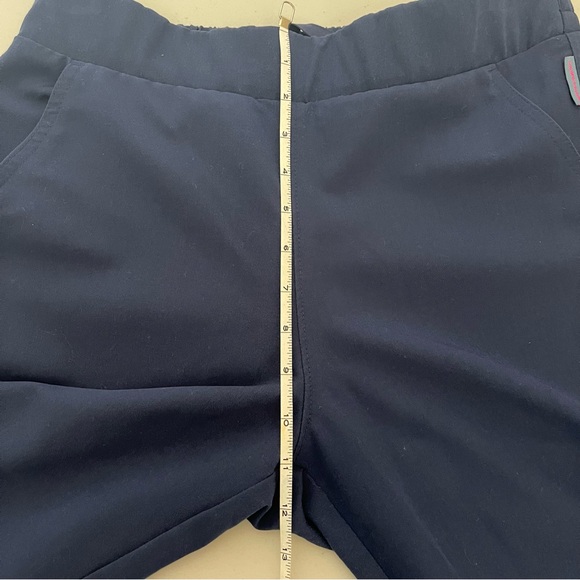 ๐ MOVEMENT Flat Front Scrub Pant Jogger Womens S Navy Blue NWOT - Picture 12 of 13